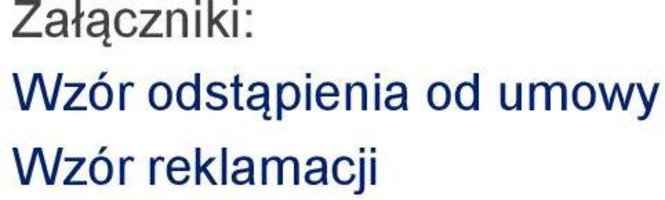 odstąpienia