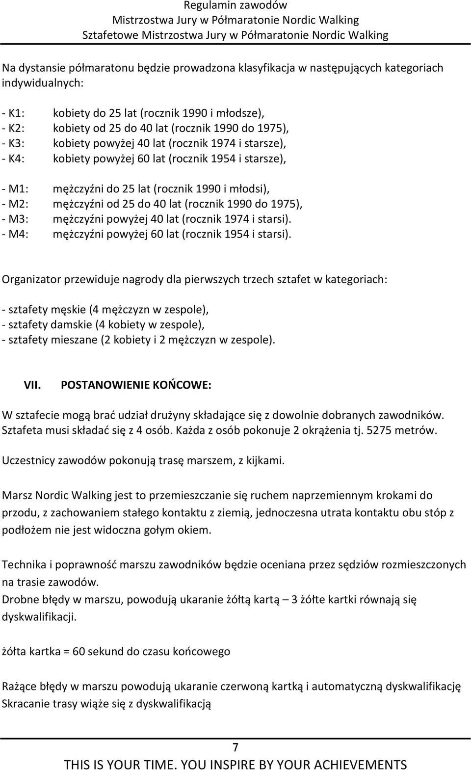 (rocznik 1990 do 1975), - M3: mężczyźni powyżej 40 lat (rocznik 1974 i starsi). - M4: mężczyźni powyżej 60 lat (rocznik 1954 i starsi).