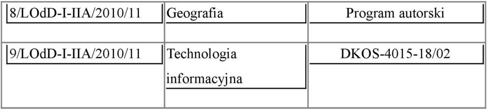 9/LOdD-I-IIA/2010/11