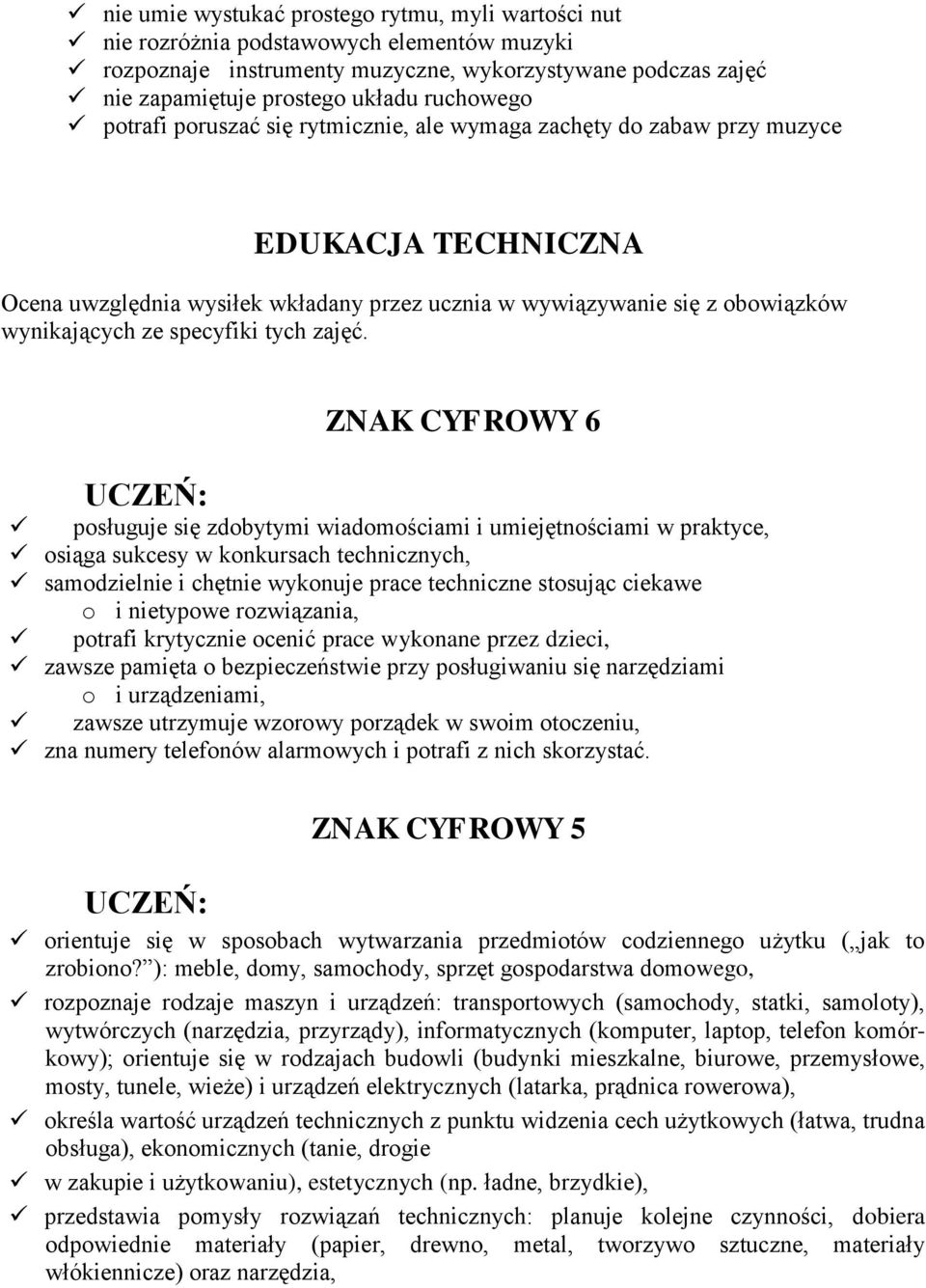 tych zajęć.