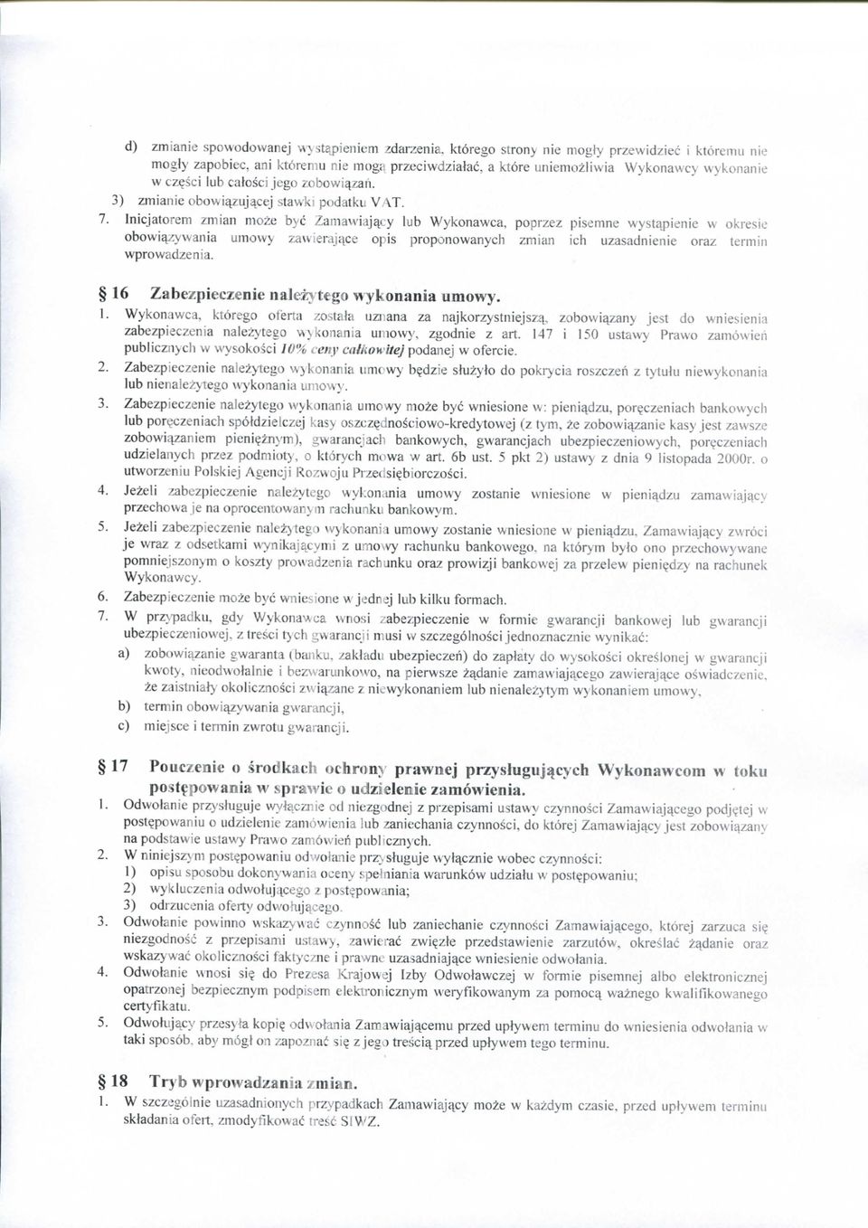 3) zmianie obowi^zuj^cej stawki podatku VAT. 7.