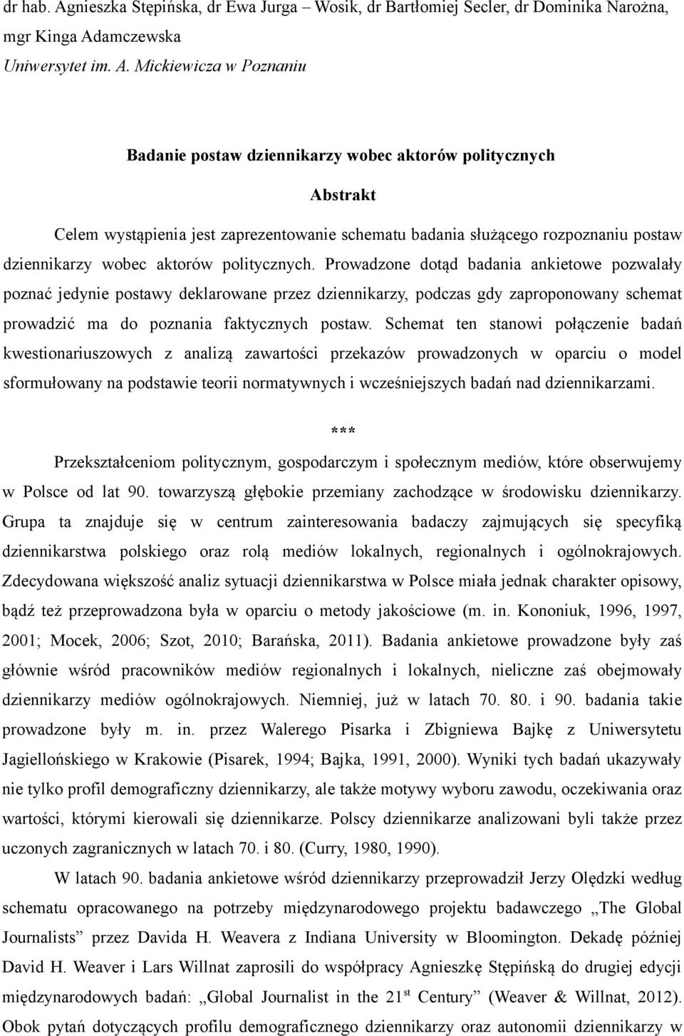 amczewska Uniwersytet im. A.
