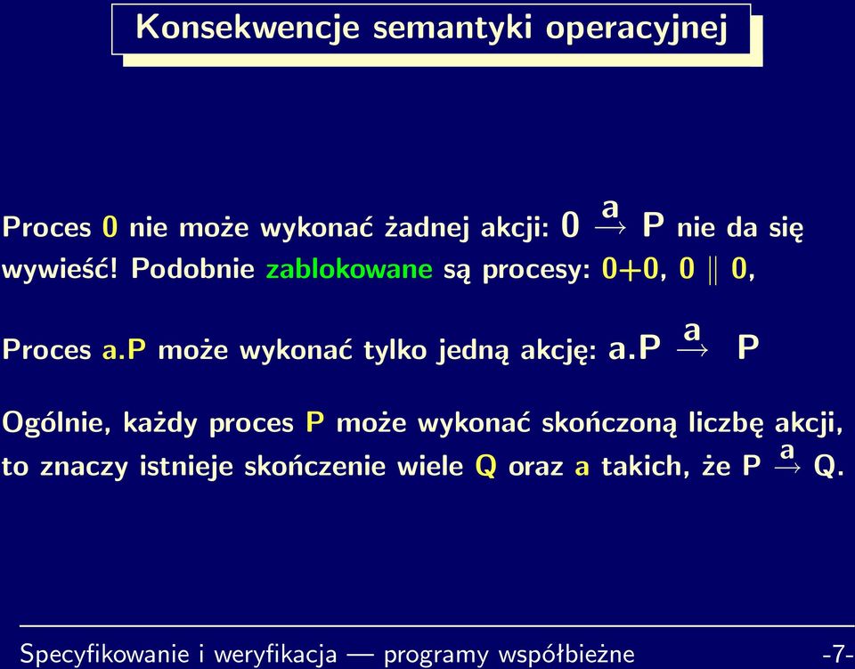 P może wykonć tylko jedną kcję:.