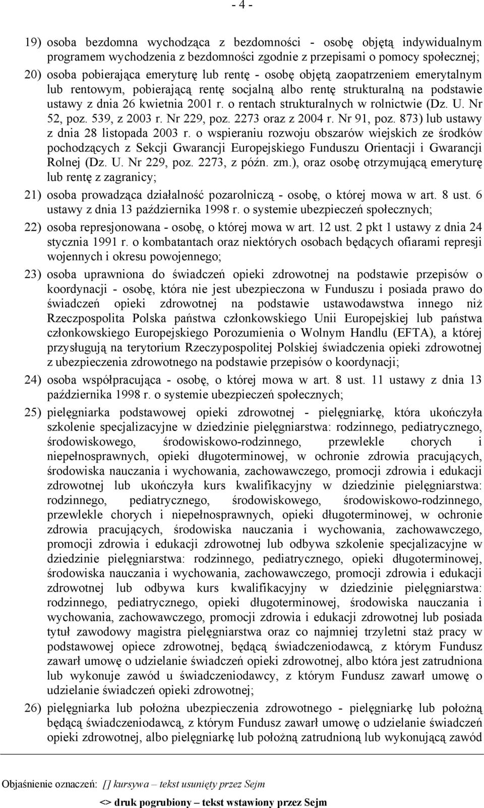 Nr 52, poz. 539, z 2003 r. Nr 229, poz. 2273 oraz z 2004 r. Nr 91, poz. 873) lub ustawy z dnia 28 listopada 2003 r.