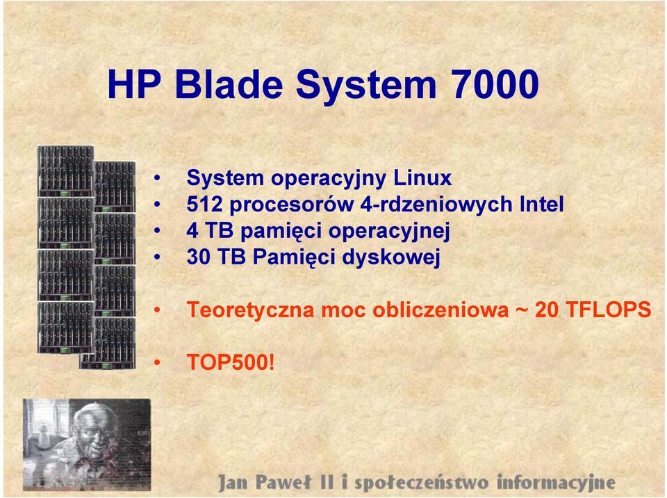 TB pamięci operacyjnej 30 TB Pamięci