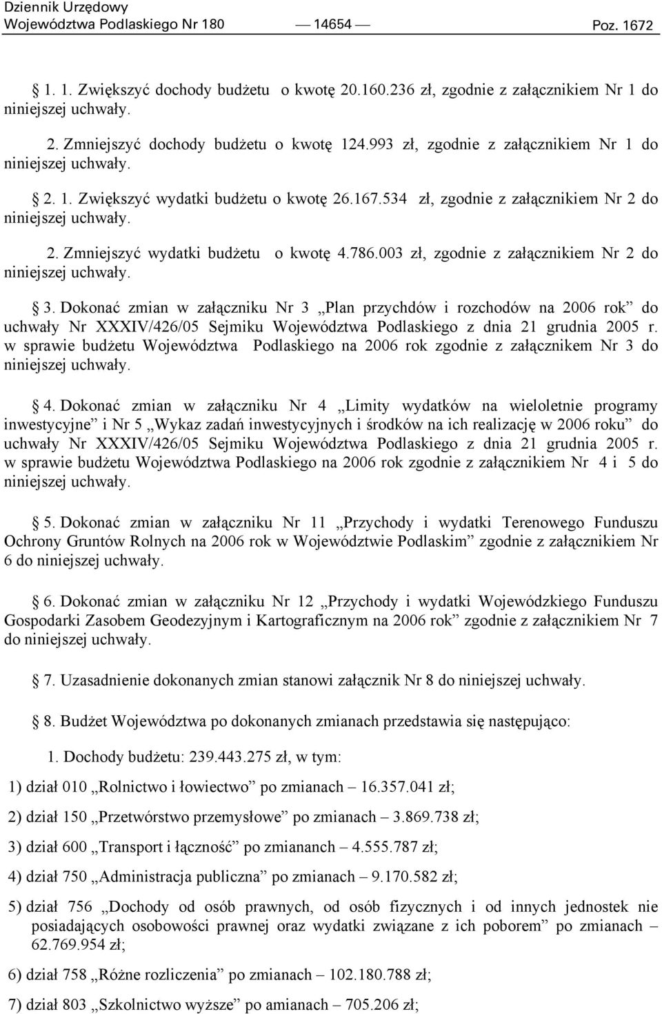 786.003 zł, zgodnie z załącznikiem Nr 2 do niniejszej uchwały. 3.