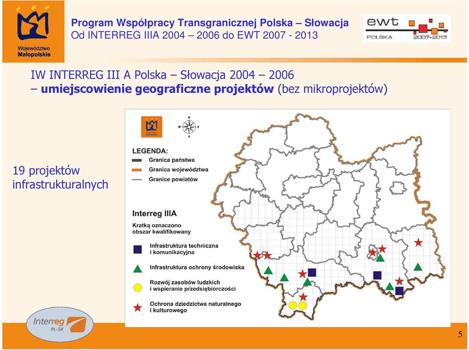 geograficzne projektów (bez