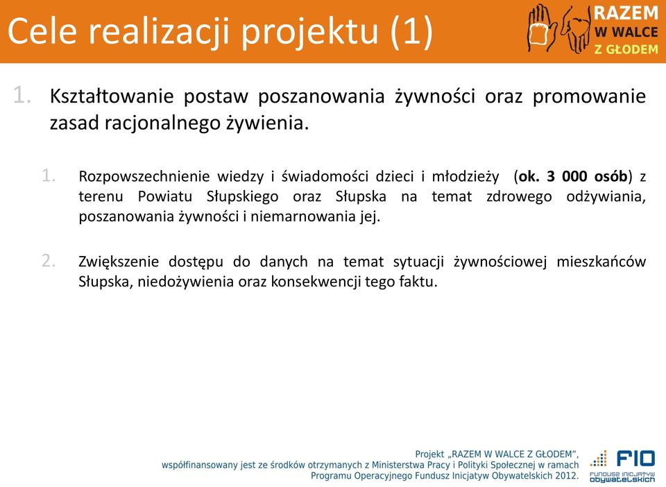 Rozpowszechnienie wiedzy i świadomości dzieci i młodzieży (ok.