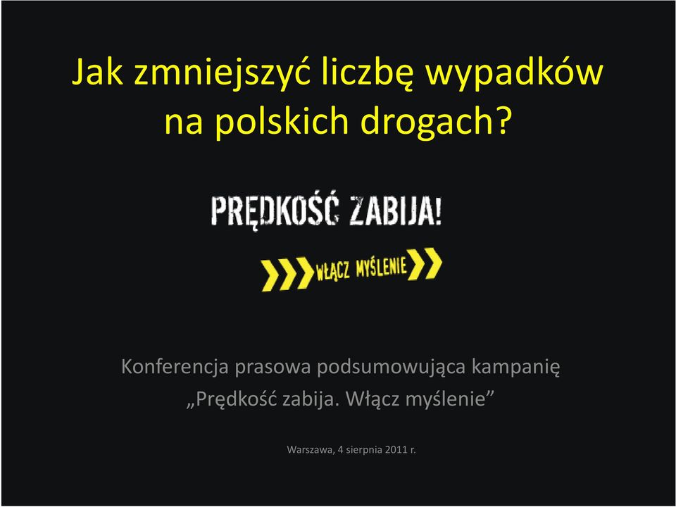 Konferencja prasowa podsumowująca