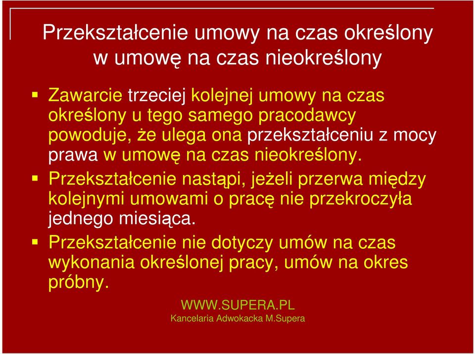 czas nieokreślony.