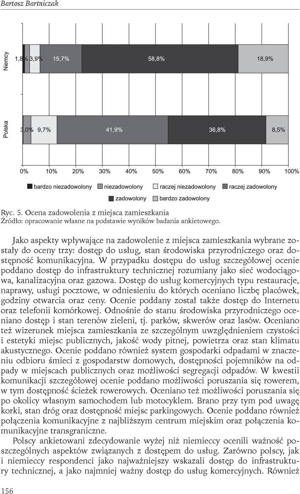 komunikacyjna. W przypadku dostępu do usług szczegółowej ocenie poddano dostęp do infrastruktury technicznej rozumiany jako sieć wodociągowa, kanalizacyjna oraz gazowa.