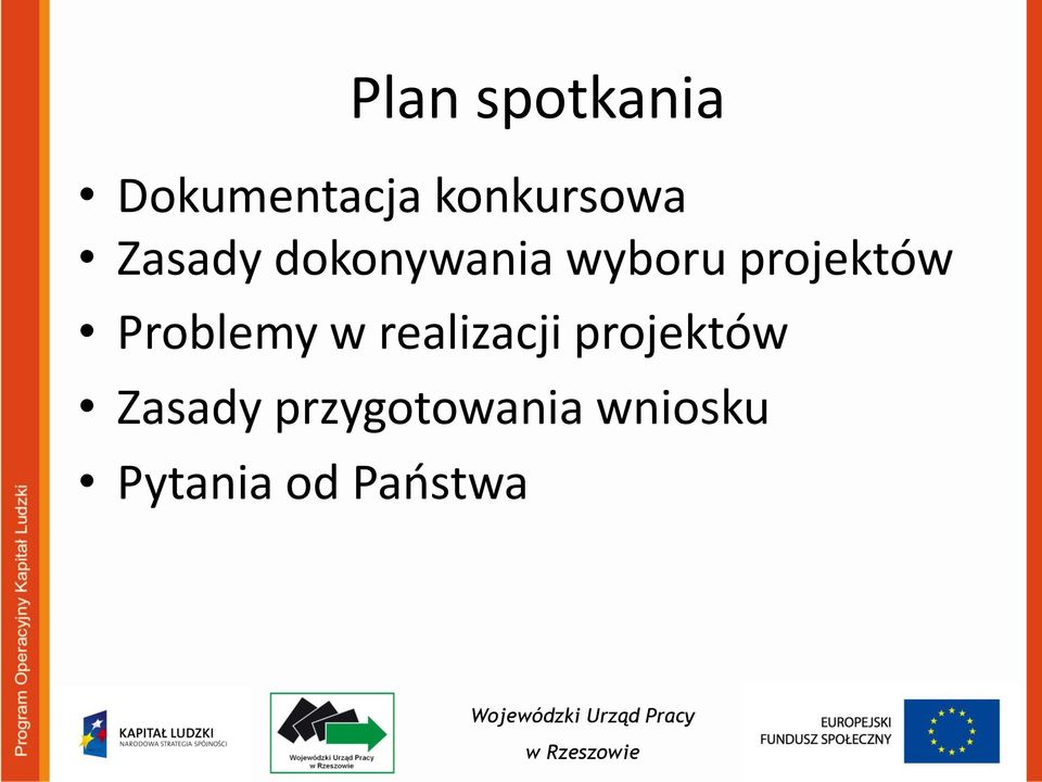 Problemy w realizacji projektów Zasady