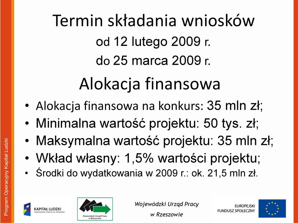 wartość projektu: 50 tys.