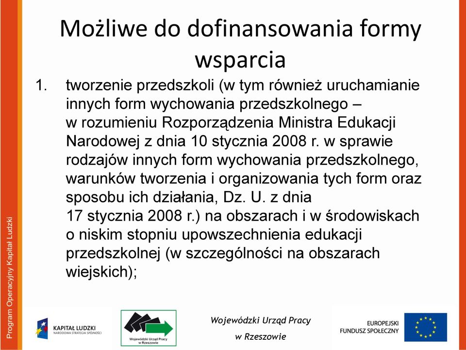 Edukacji Narodowej z dnia 10 stycznia 2008 r.