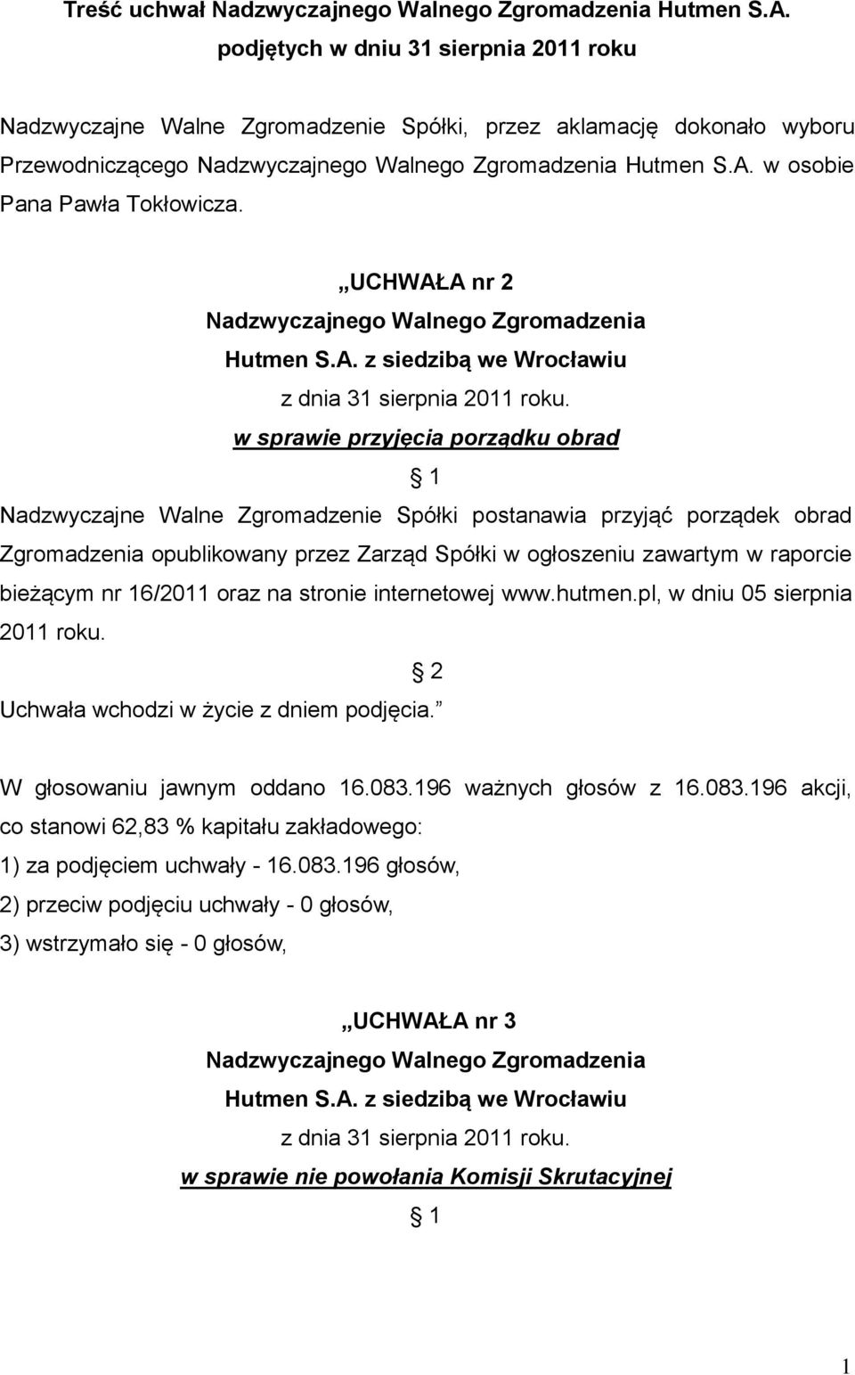 w osobie Pana Pawła Tokłowicza.