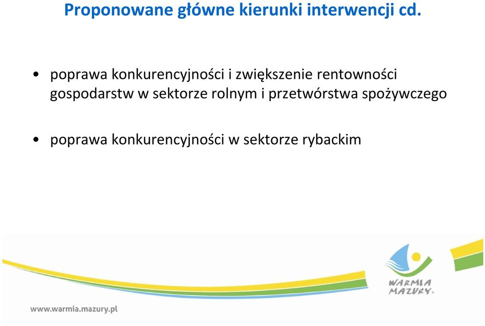 rentowności gospodarstw w sektorze rolnym i