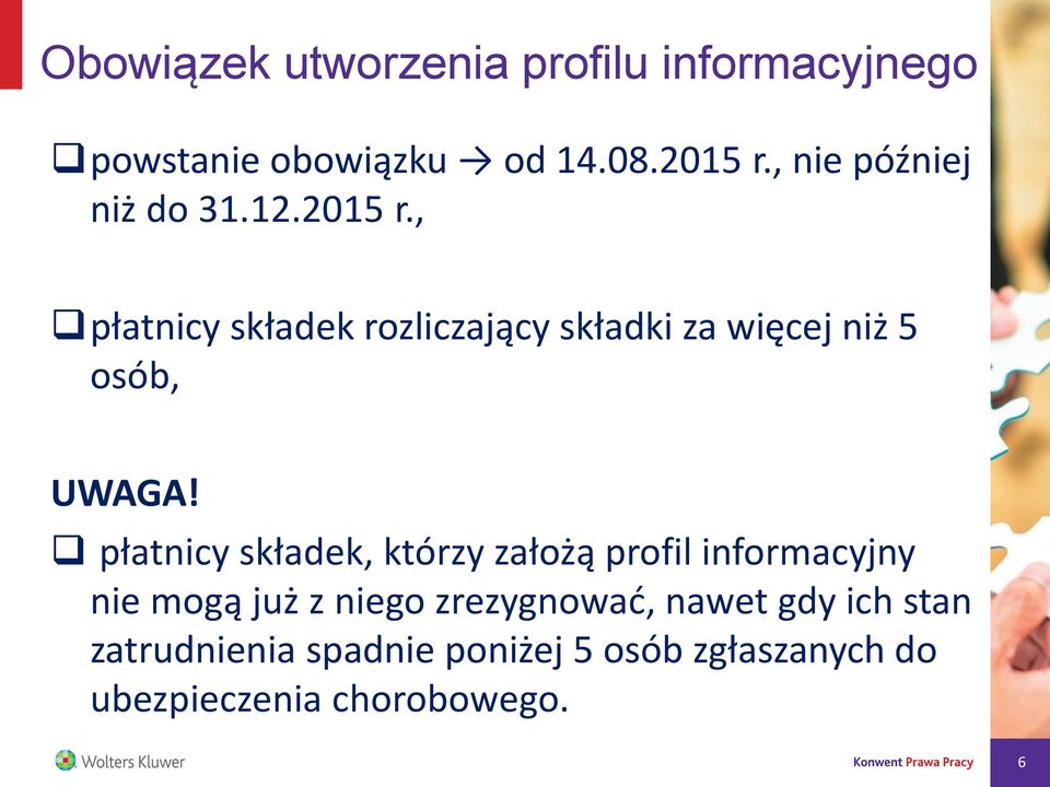 , płatnicy składek rozliczający składki za więcej niż 5 osób, UWAGA!