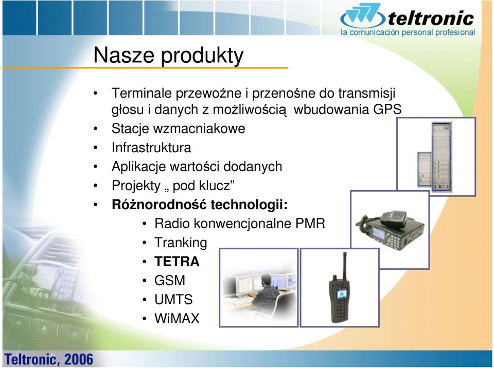 Infrastruktura Aplikacje wartości dodanych Projekty pod klucz