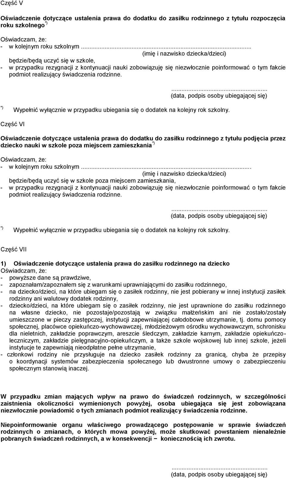 kolejnym roku szkolnym.