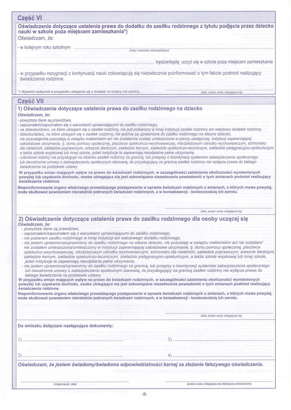 zamieszkania - w przypadku rezygnacji z kontynuacji nauki zobowiezujq siq niezwlocznie poinformowa6 o tym fakcie