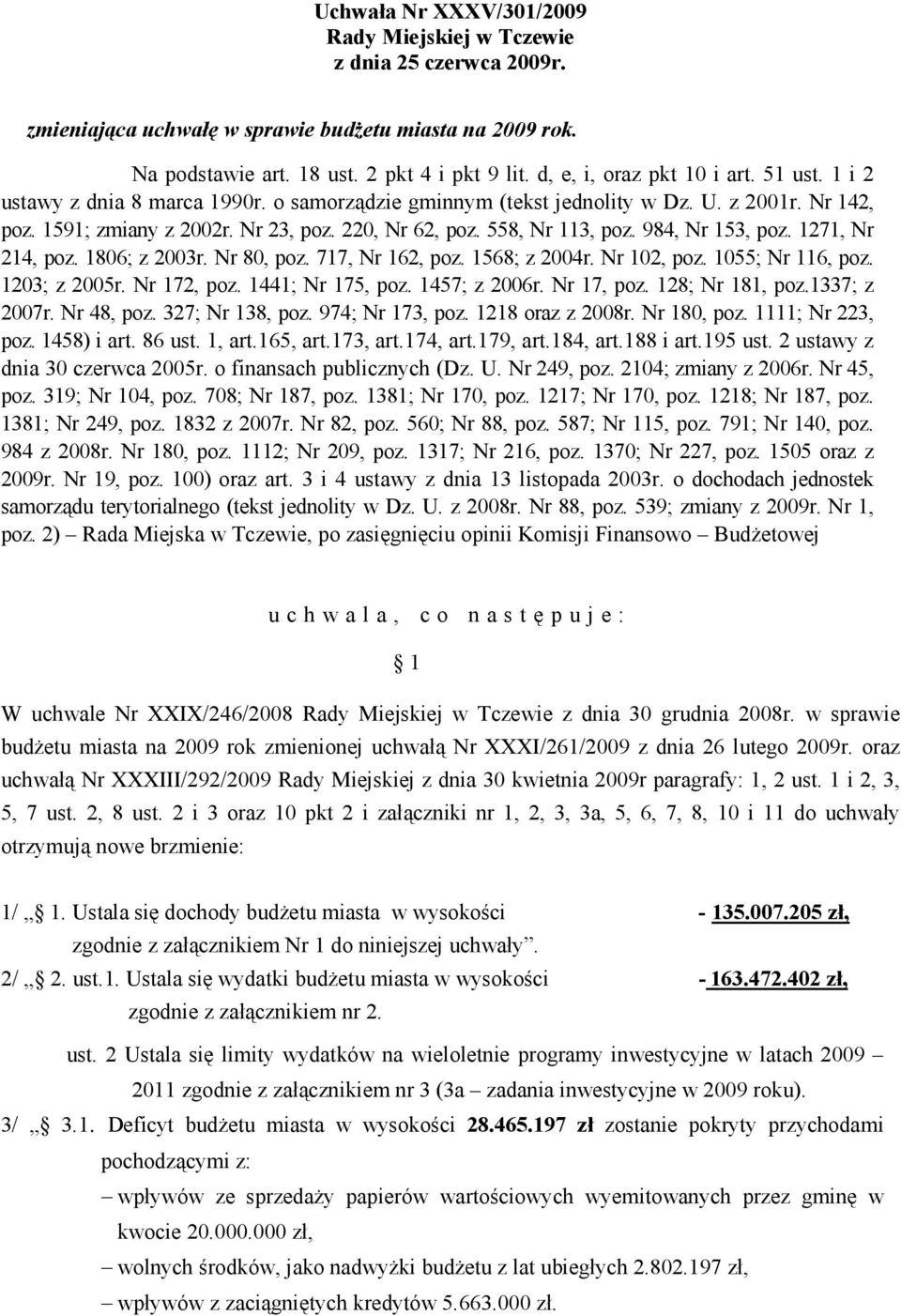 558, Nr 113, poz. 984, Nr 153, poz. 1271, Nr 214, poz. 1806; z 2003r. Nr 80, poz. 717, Nr 162, poz. 1568; z 2004r. Nr 102, poz. 1055; Nr 116, poz. 1203; z 2005r. Nr 172, poz. 1441; Nr 175, poz.