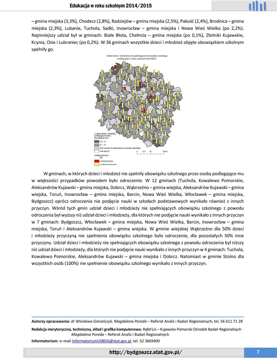 W 36 gminach wszystkie dzieci i młodzież objęte obowiązkiem szkolnym spełniły go.