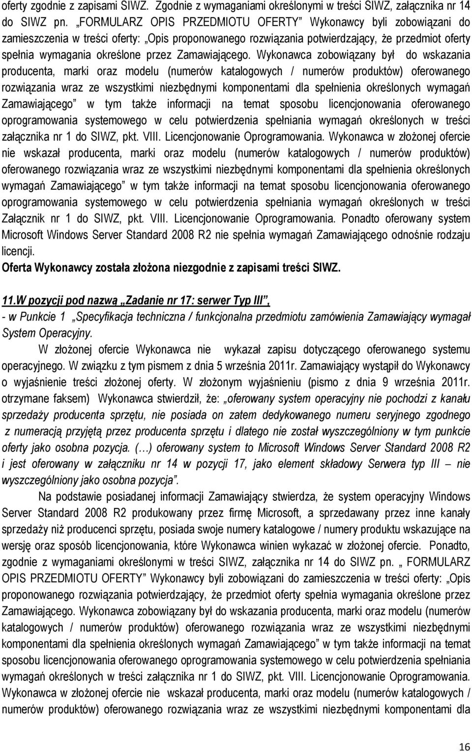 Zamawiającego.