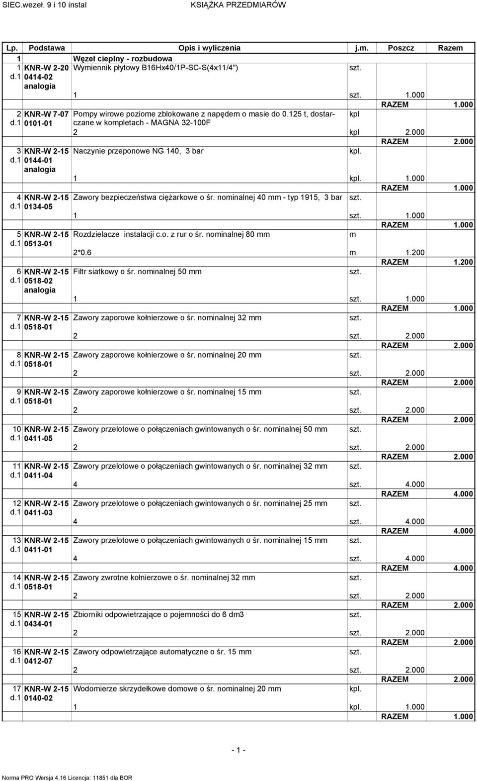 1 0411-03 13 KNR-W 2-15 d.1 0411-01 14 KNR-W 2-15 d.1 0518-01 15 KNR-W 2-15 d.1 0434-01 16 KNR-W 2-15 d.1 0412-07 17 KNR-W 2-15 d.1 0140-02 Popy wirowe pozioe zblokowane z napęde o asie do 0.