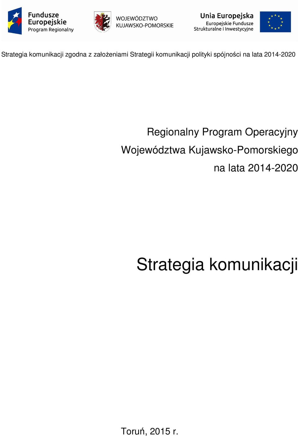 Regionalny Program Operacyjny Województwa