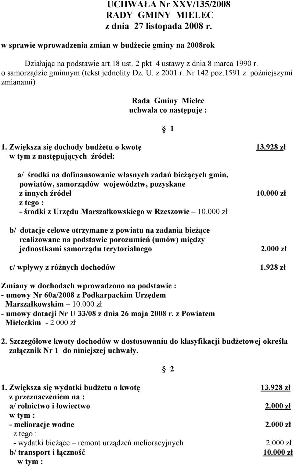 928 zł w tym z następujących źródeł: 1 a/ środki na dofinansowanie własnych zadań bieżących gmin, powiatów, samorządów województw, pozyskane z innych źródeł - środki z Urzędu Marszałkowskiego w