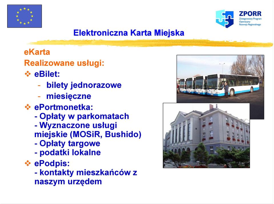Wyznaczone usługi miejskie (MOSiR, Bushido) -Opłaty