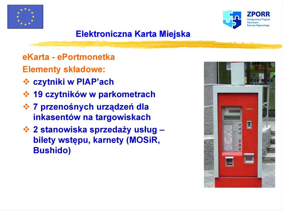 urządzeń dla inkasentów na targowiskach 2 stanowiska