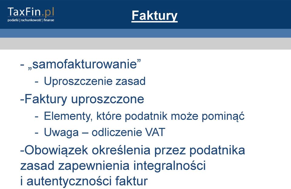 Uwaga odliczenie VAT -Obowiązek określenia przez