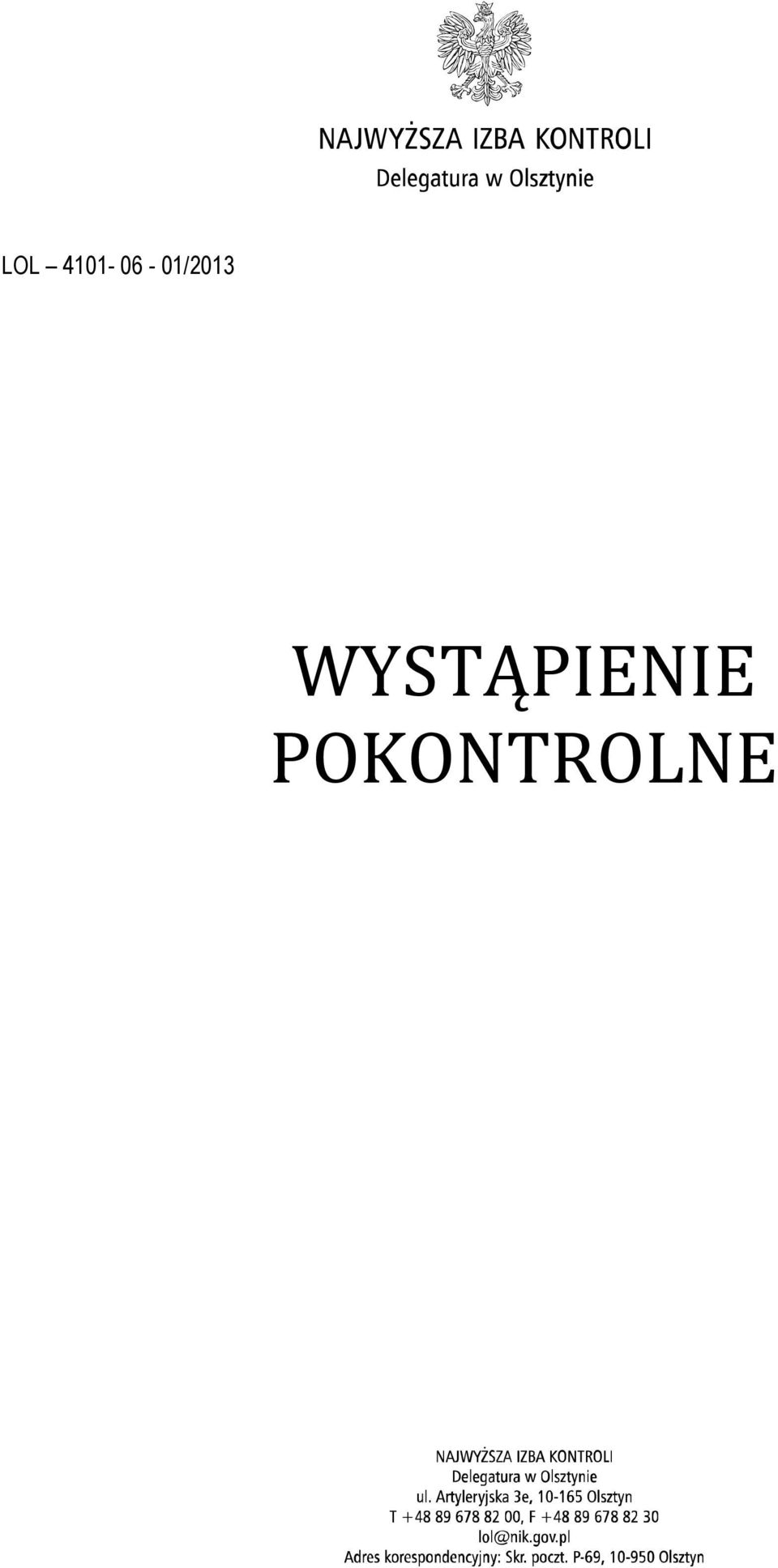 WYSTĄPIENIE