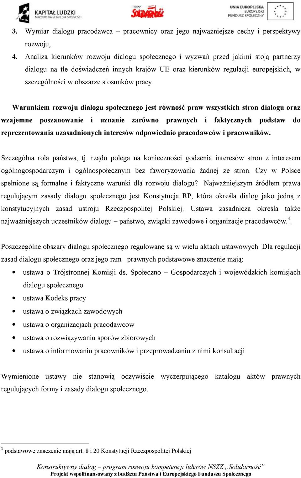 stosunków pracy.
