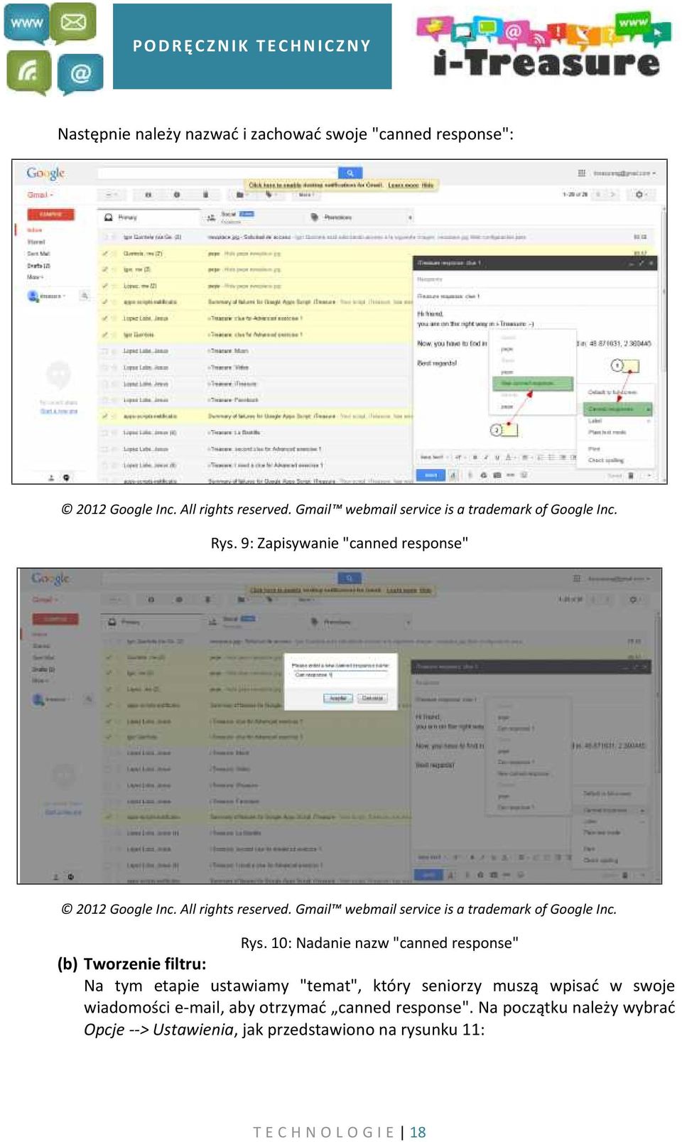 Gmail webmail service is a trademark of Google Inc. Rys.