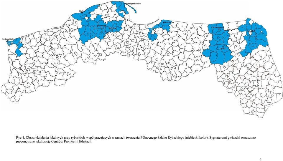 współpracujących w ramach tworzenia Północnego Szlaku