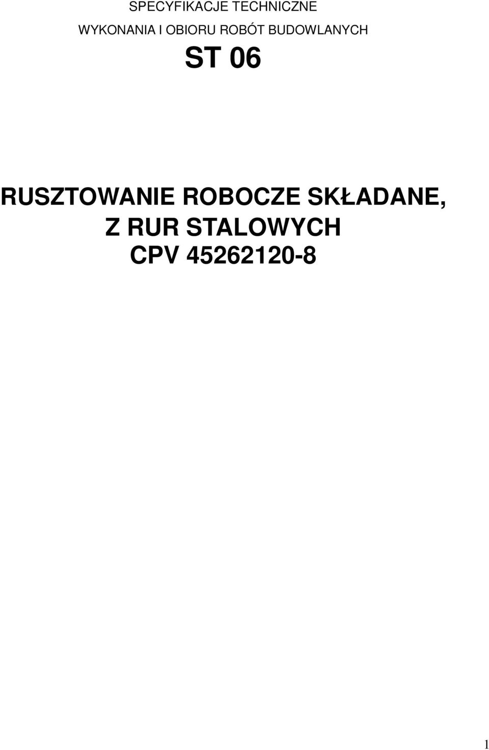 BUDOWLANYCH ST 06 RUSZTOWANIE