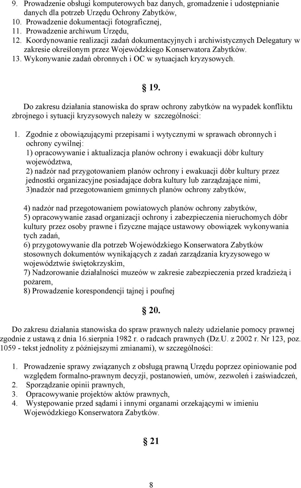 Wykonywanie zadań obronnych i OC w sytuacjach kryzysowych. 19.