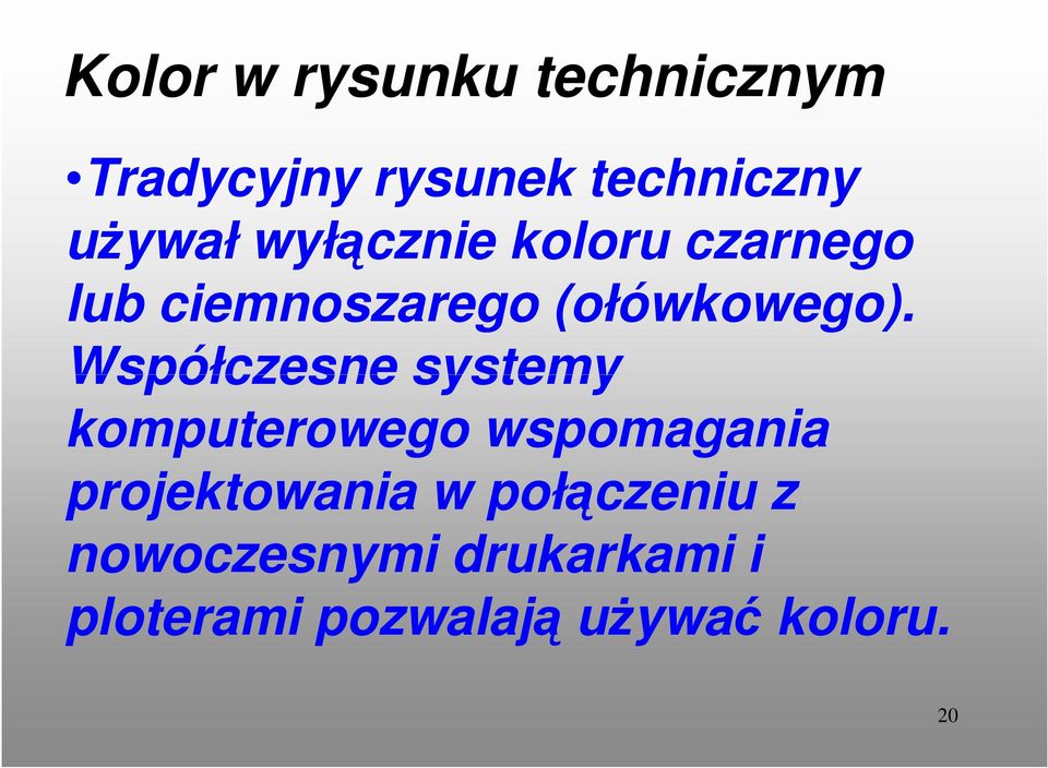 Współczesne systemy komputerowego wspomagania projektowania w