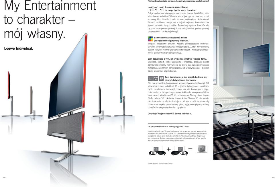 muzyczne z najpęknejszym koncertam na żywo do welu nnyc celów. Żaden nny system Smart-TV ne łączy w sobe porównywalnej lczby funkcj onlne, porównywalnej przejrzystośc tak łatwej obsług.