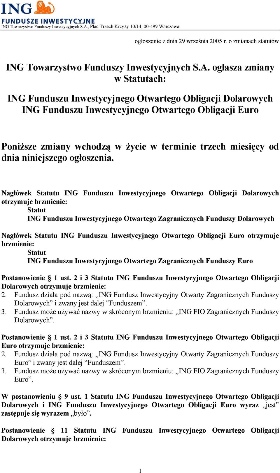 od dnia niniejszego ogłoszenia.