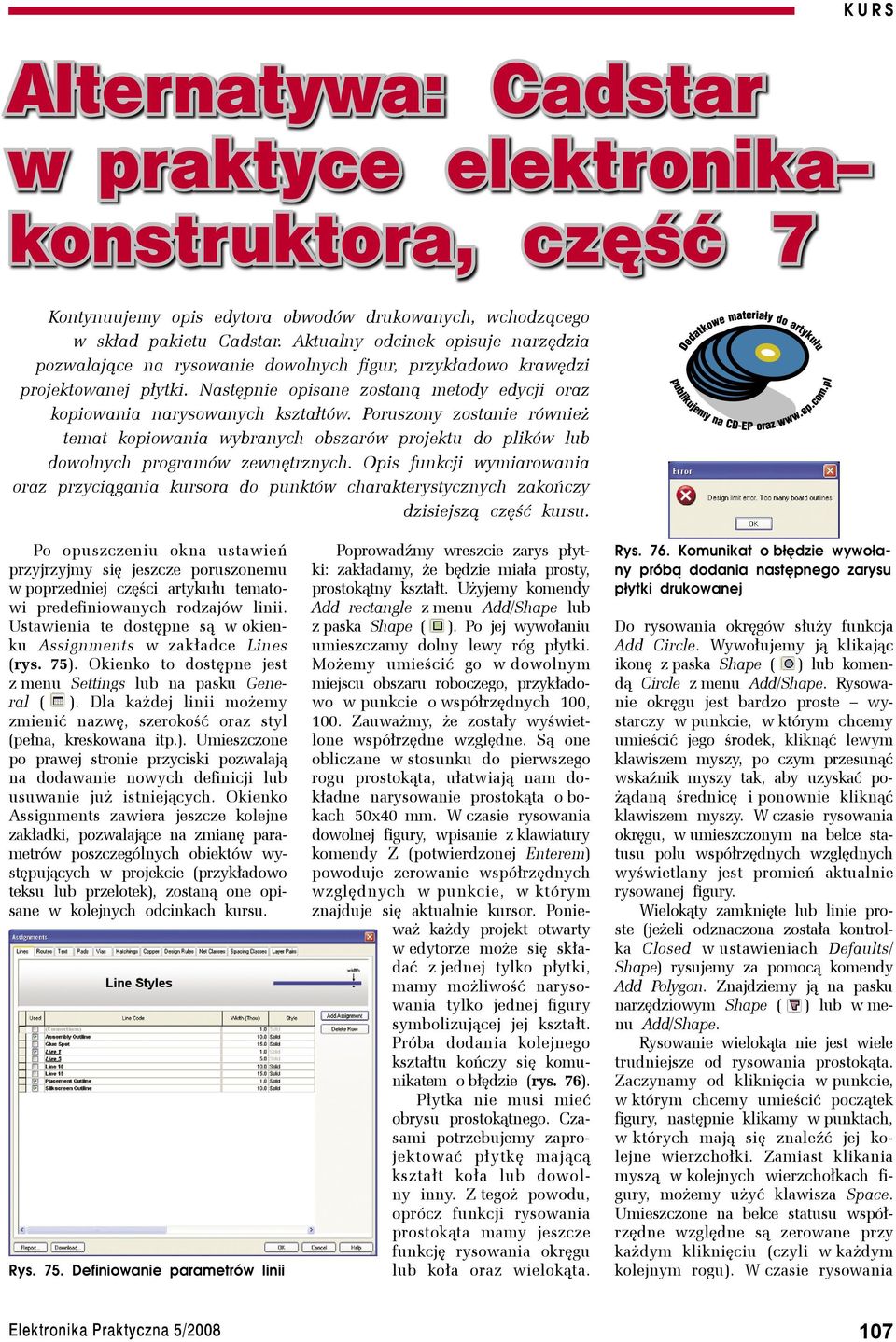 Poruszony zostanie również temat kopiowania wybranych obszarów projektu do plików lub dowolnych programów zewnętrznych.
