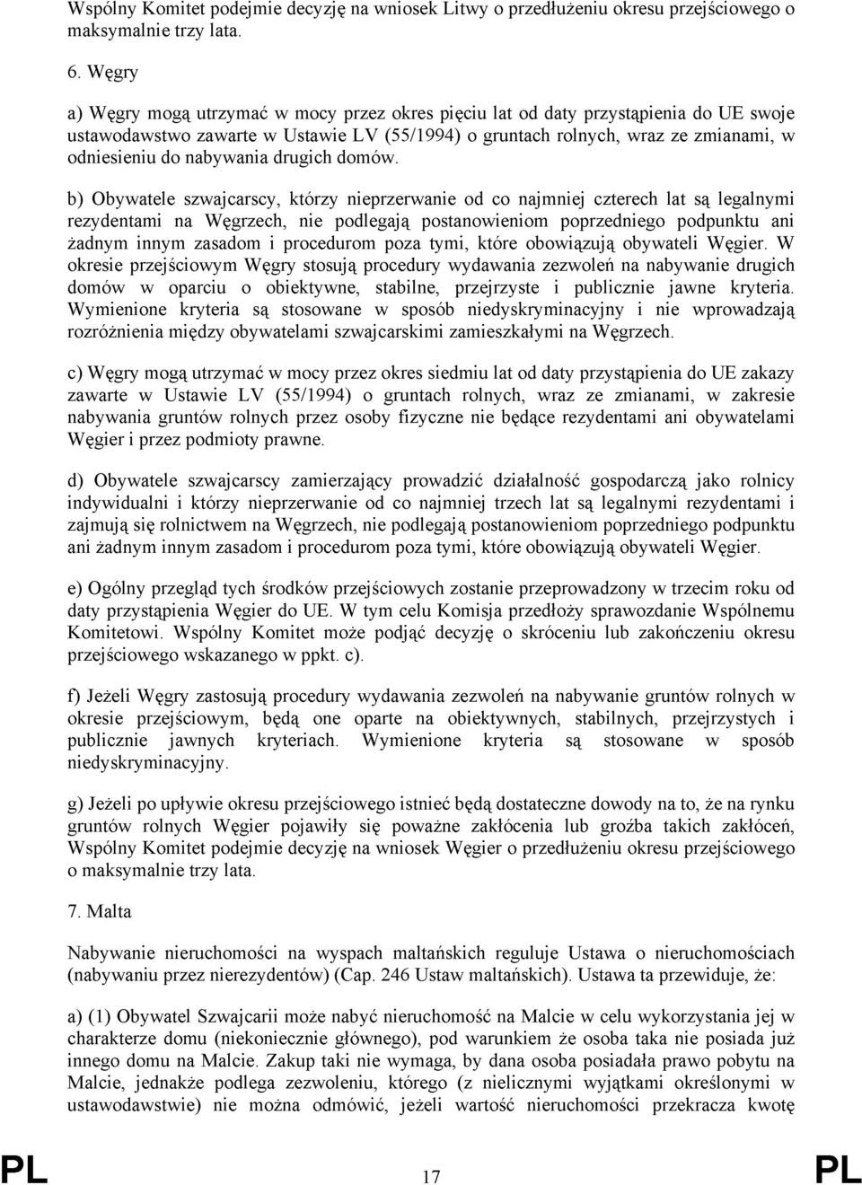 nabywania drugich domów.