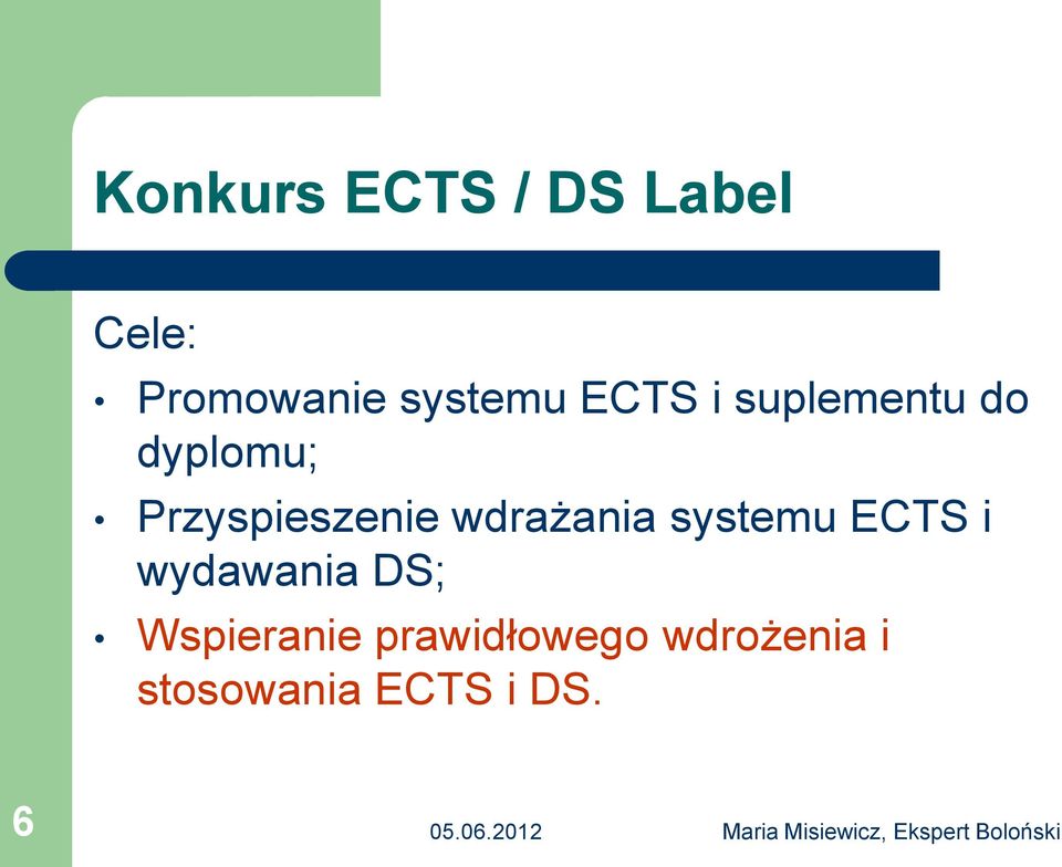 Przyspieszenie wdrażania systemu ECTS i