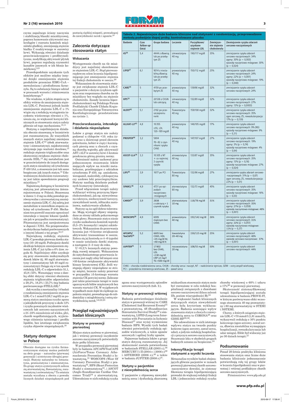 8,9 Prawdopodobnie uzyskanie tych efektów jest możliwe między innymi dzięki zmniejszeniu stężenia produktów przemian HMG-CoA mewalonianu i pirofosforanu farnezylu.