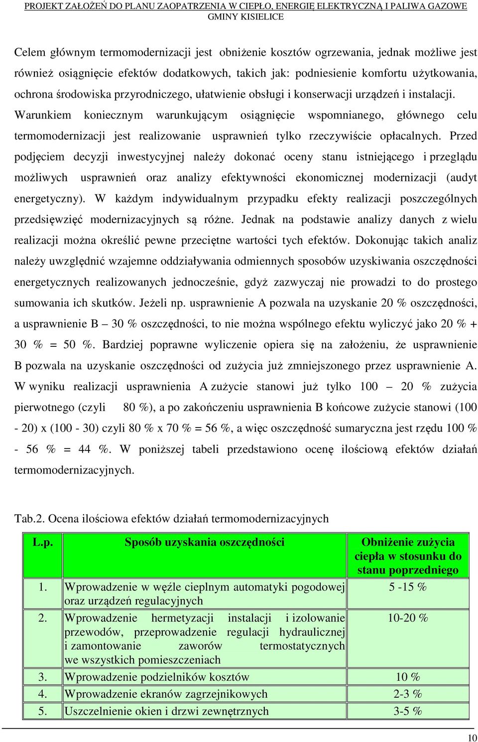 Warunkiem koniecznym warunkującym osiągnięcie wspomnianego, głównego celu termomodernizacji jest realizowanie usprawnień tylko rzeczywiście opłacalnych.