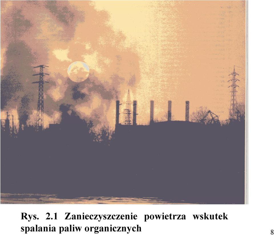 powietrza wskutek
