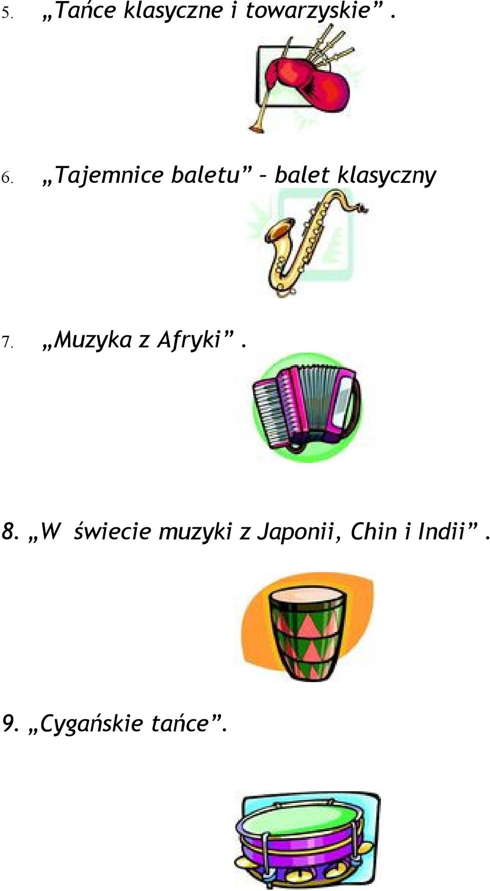 Muzyka z Afryki. 8.