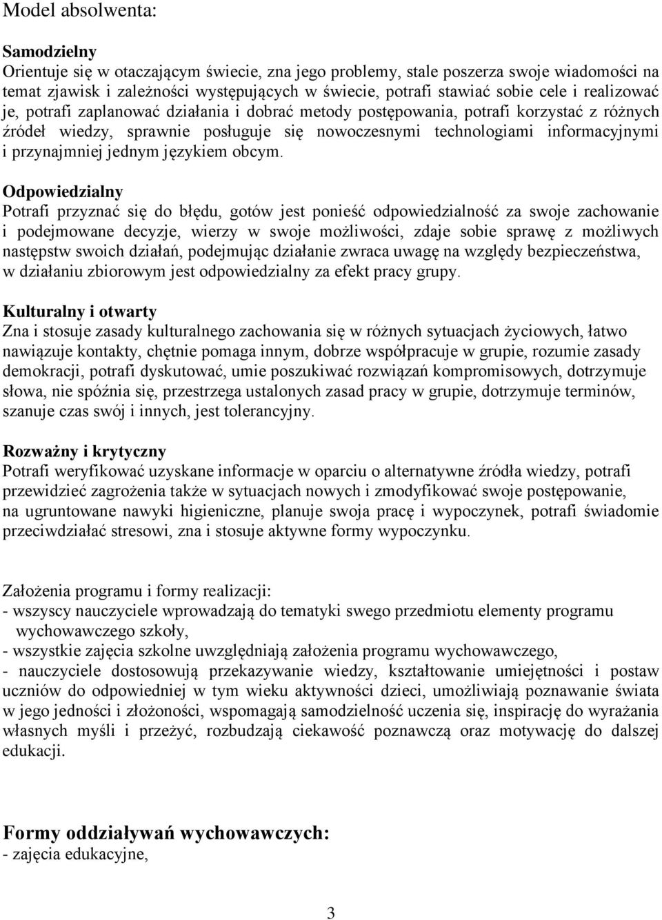 jednym językiem obcym.